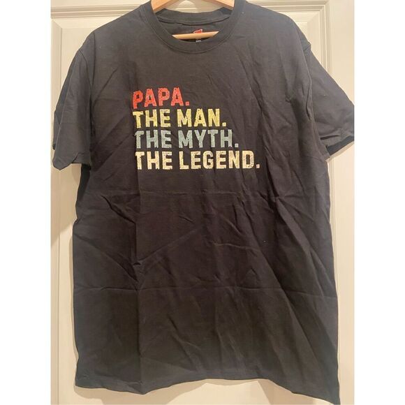 Papa. The Man. The Myth. The Legend. T-shirt size Large - Picture 1 of 2